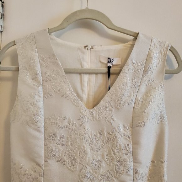 Wedding/Occassion Dress - Ivory Jaquard - BNWT - Picture 5 of 11